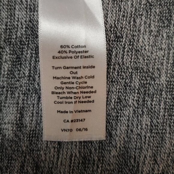 Talbots Ladies Size XL Light Grey Open Lightweight Cardigan - Picture 4 of 6